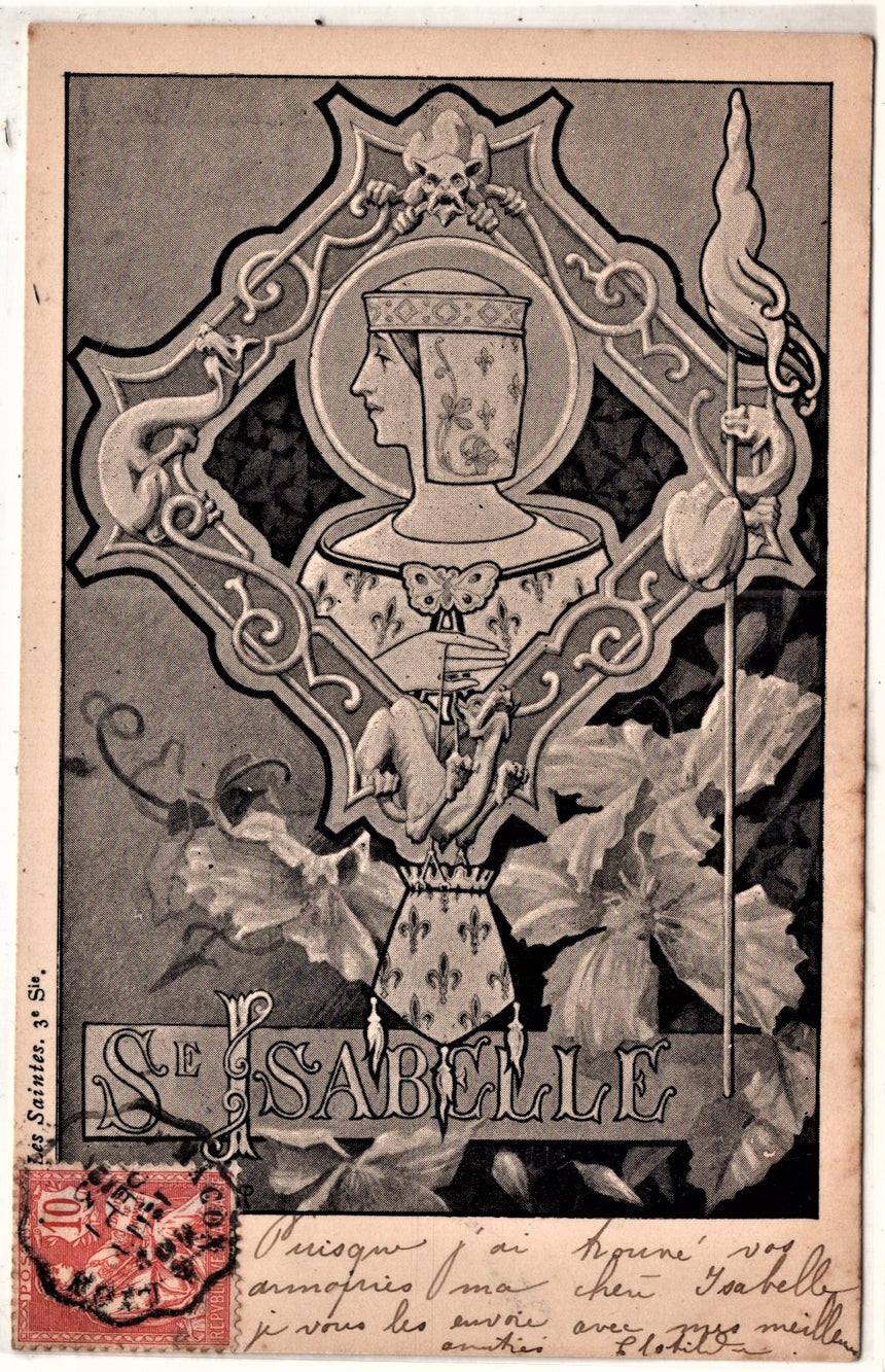 Cartolina Gesù. Madonna. San Giuseppe. Sacra Famiglia. Santi.S.Isabelle | Collezionissimo