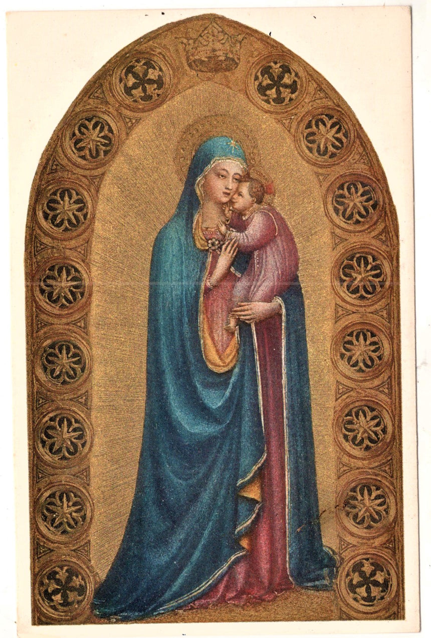 Cartolina Gesù. Madonna. San Giuseppe. Sacra Famiglia. Santi. | Collezionissimo