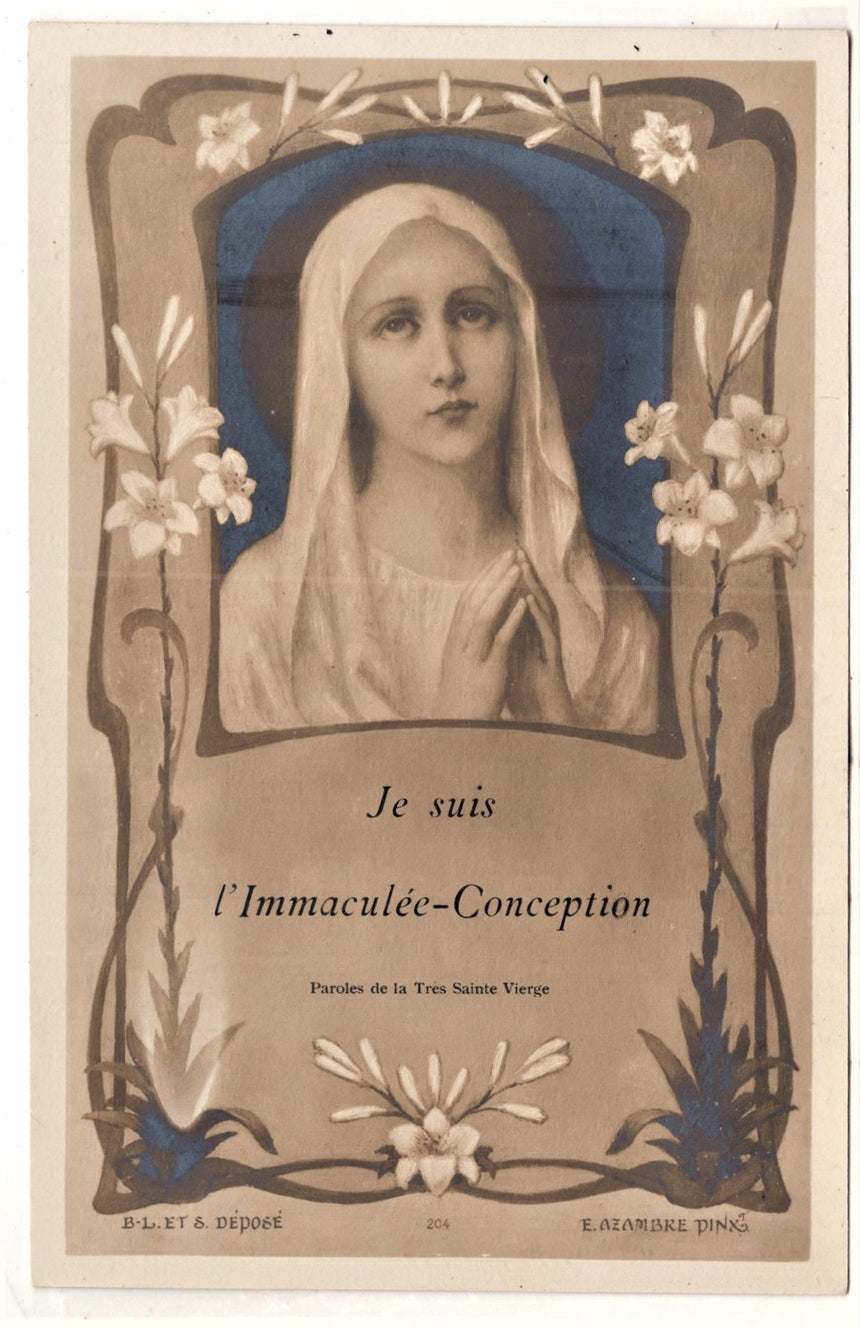 Cartolina Gesù. Madonna. San Giuseppe. Sacra Famiglia. Santi. | Collezionissimo