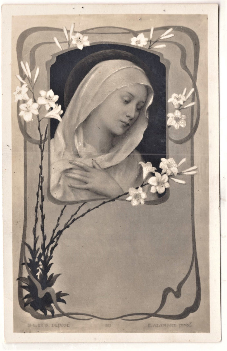 Cartolina Gesù. Madonna. San Giuseppe. Sacra Famiglia. Santi. | Collezionissimo