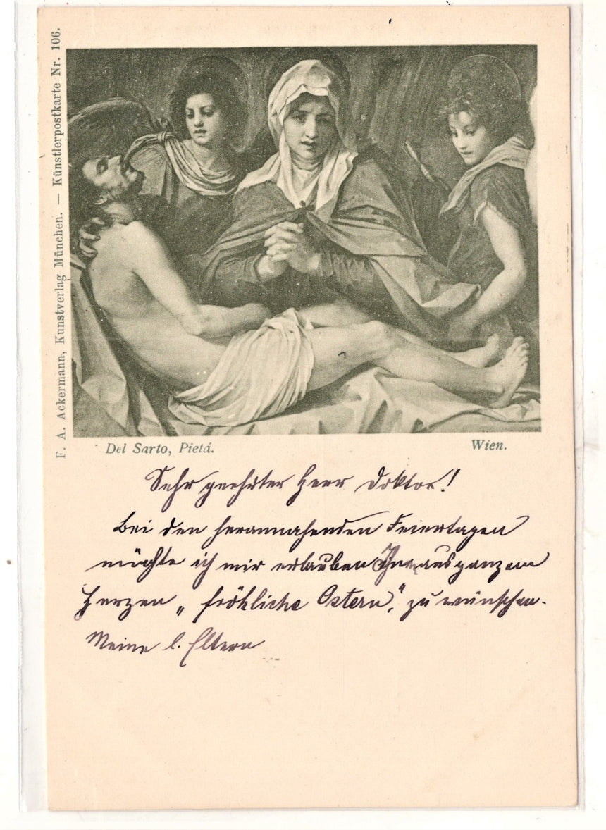 Cartolina Gesù. Madonna. San Giuseppe. Sacra Famiglia. Santi. | Collezionissimo