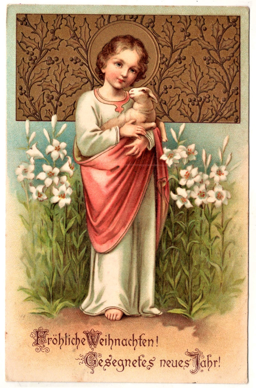 Cartolina Gesù. Madonna. San Giuseppe. Sacra Famiglia. Santi. | Collezionissimo