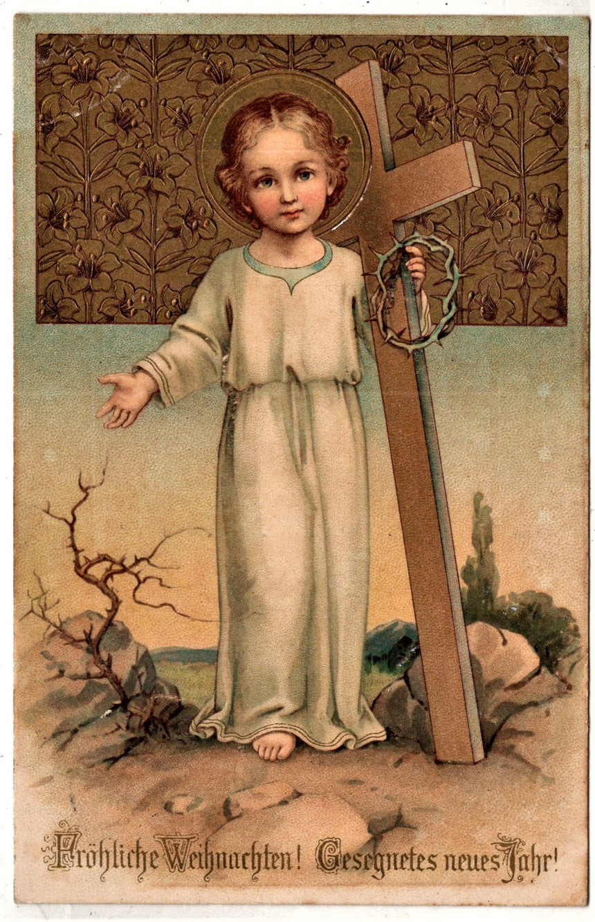 Cartolina Gesù. Madonna. San Giuseppe. Sacra Famiglia. Santi. | Collezionissimo
