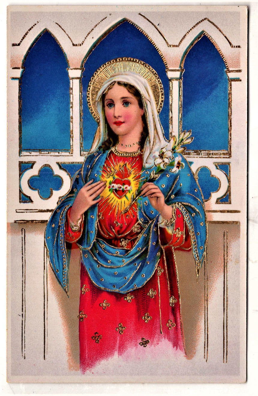Cartolina Gesù. Madonna. San Giuseppe. Sacra Famiglia. Santi. | Collezionissimo