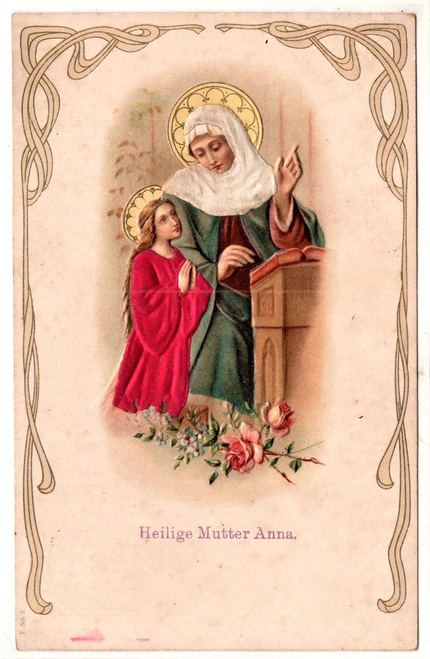 Cartolina Gesù. Madonna. San Giuseppe. Sacra Famiglia. Santi. | Collezionissimo