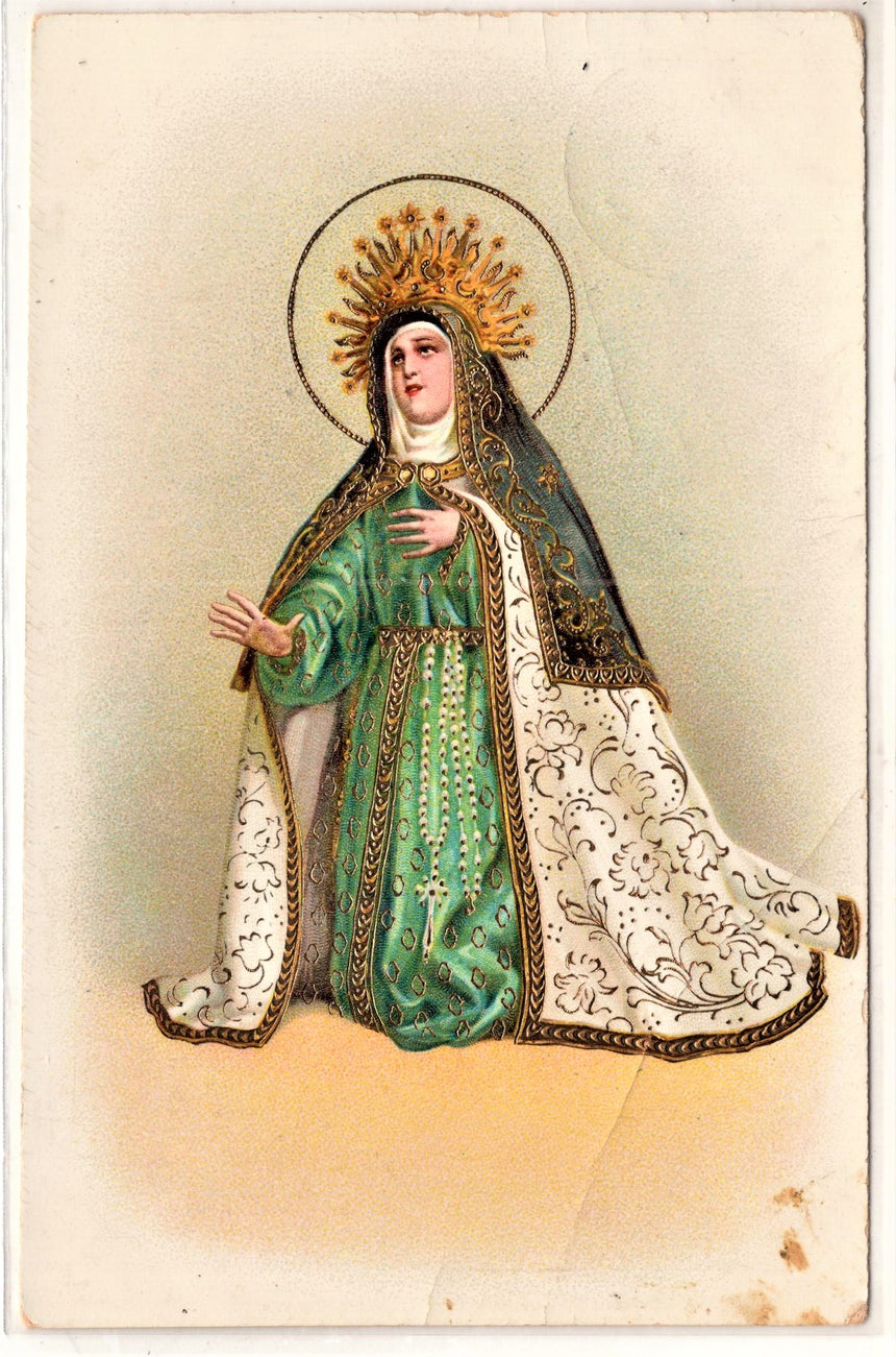 Cartolina Gesù. Madonna. San Giuseppe. Sacra Famiglia. Santi. | Collezionissimo