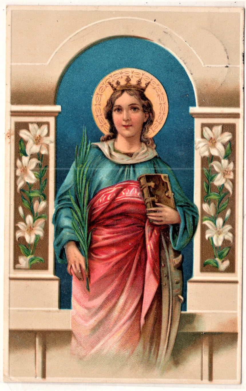 Cartolina Gesù. Madonna. San Giuseppe. Sacra Famiglia. Santi. | Collezionissimo