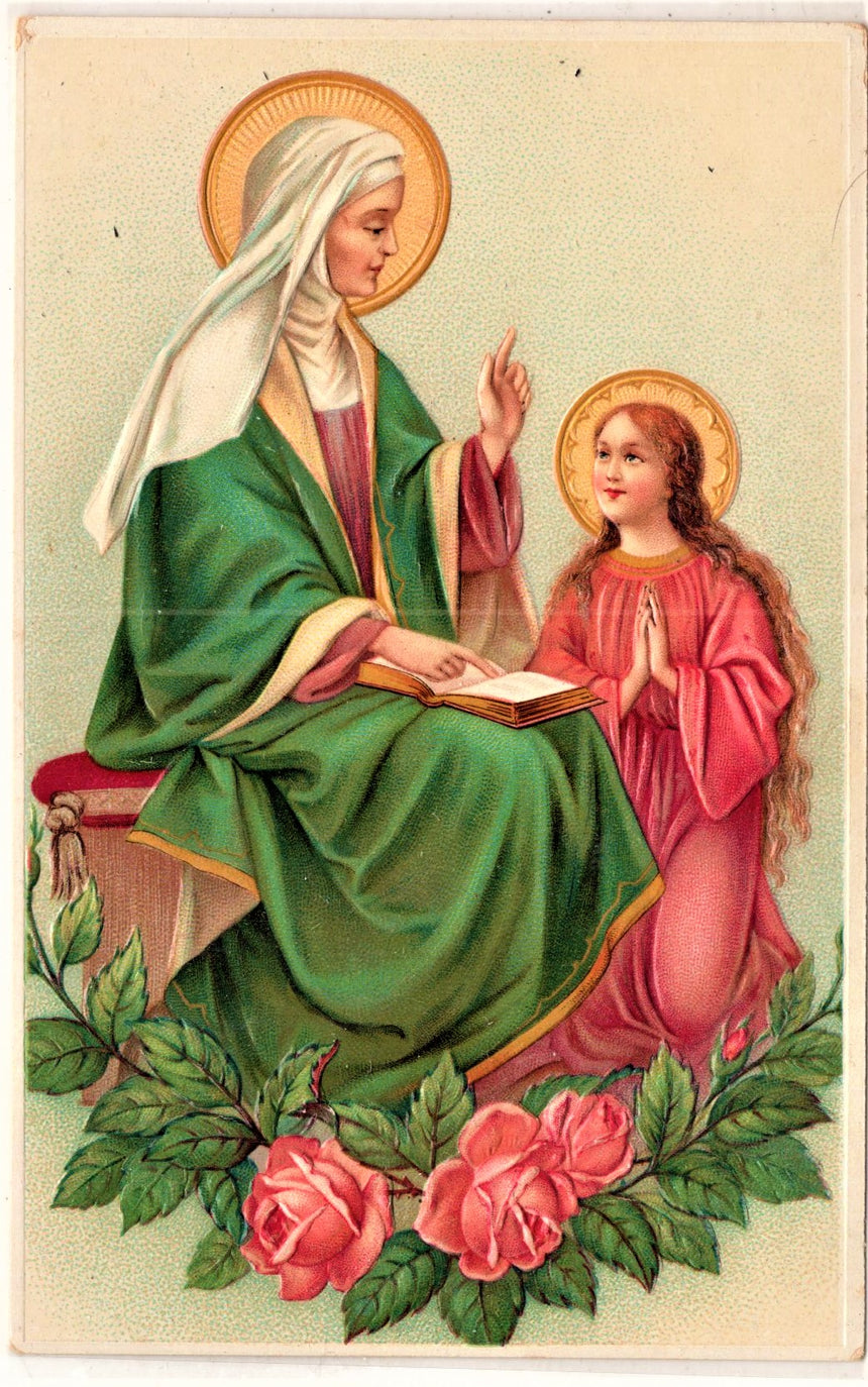 Cartolina Gesù. Madonna. San Giuseppe. Sacra Famiglia. Santi. | Collezionissimo