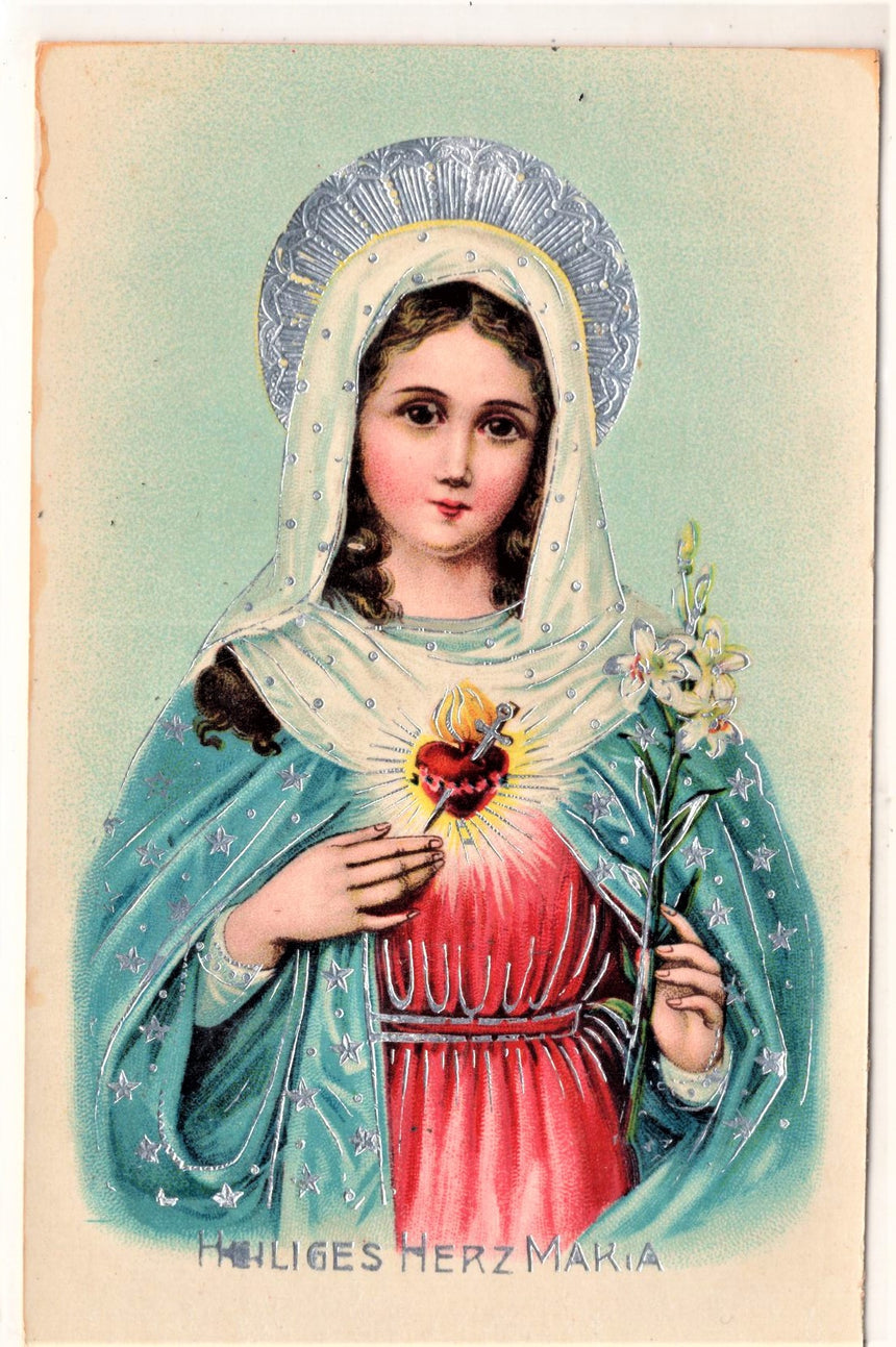 Cartolina Gesù. Madonna. San Giuseppe. Sacra Famiglia. Santi. | Collezionissimo