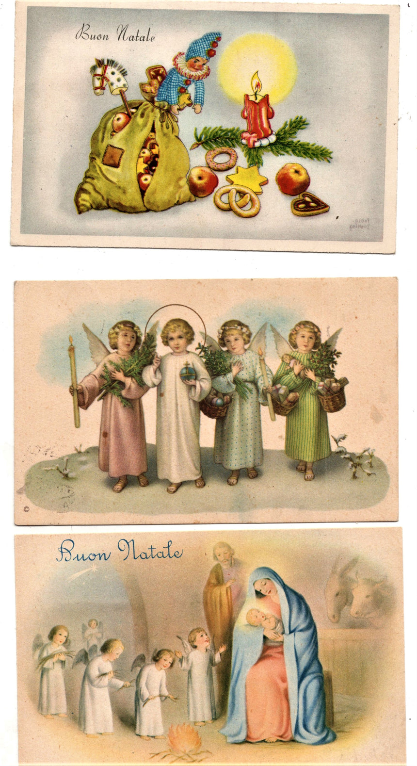 Cartolina Gesù. Madonna. San Giuseppe. Sacra Famiglia. Santi. | Collezionissimo