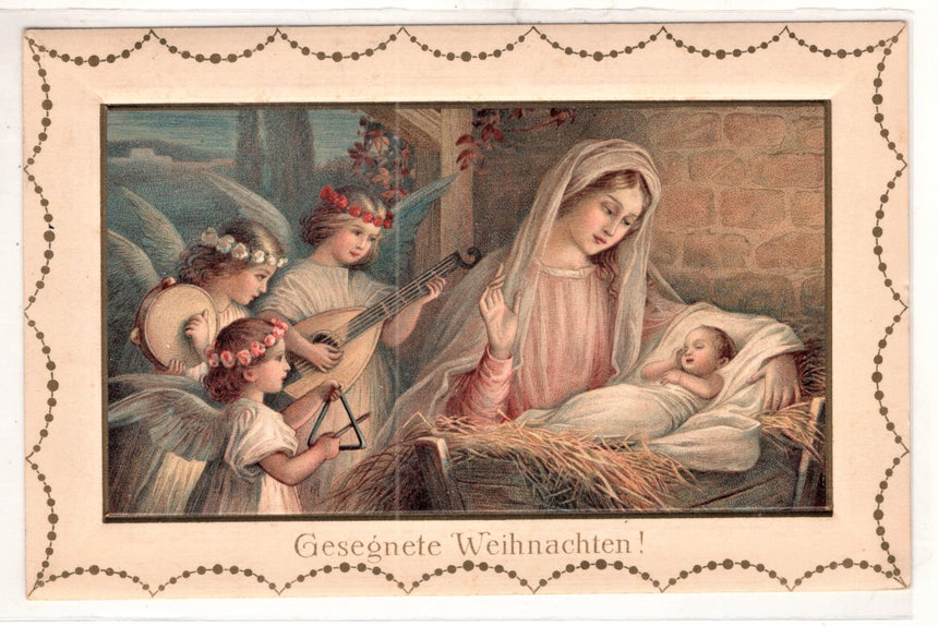 Cartolina Gesù. Madonna. San Giuseppe. Sacra Famiglia. Santi. | Collezionissimo