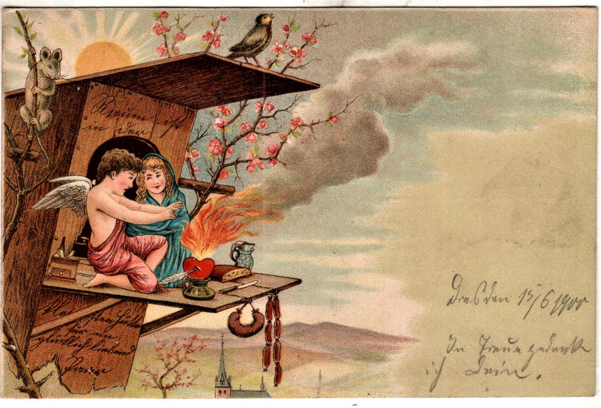 Cartolina Gesù. Madonna. San Giuseppe. Sacra Famiglia. Santi. | Collezionissimo