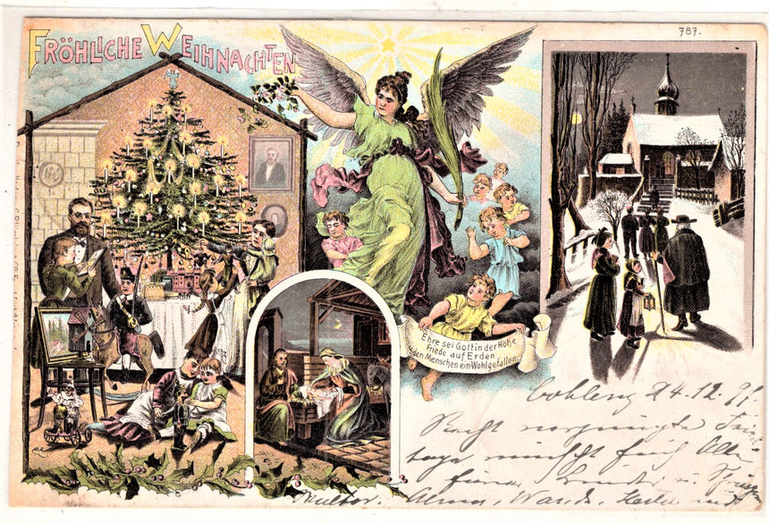 Cartolina Gesù. Madonna. San Giuseppe. Sacra Famiglia. Santi. | Collezionissimo