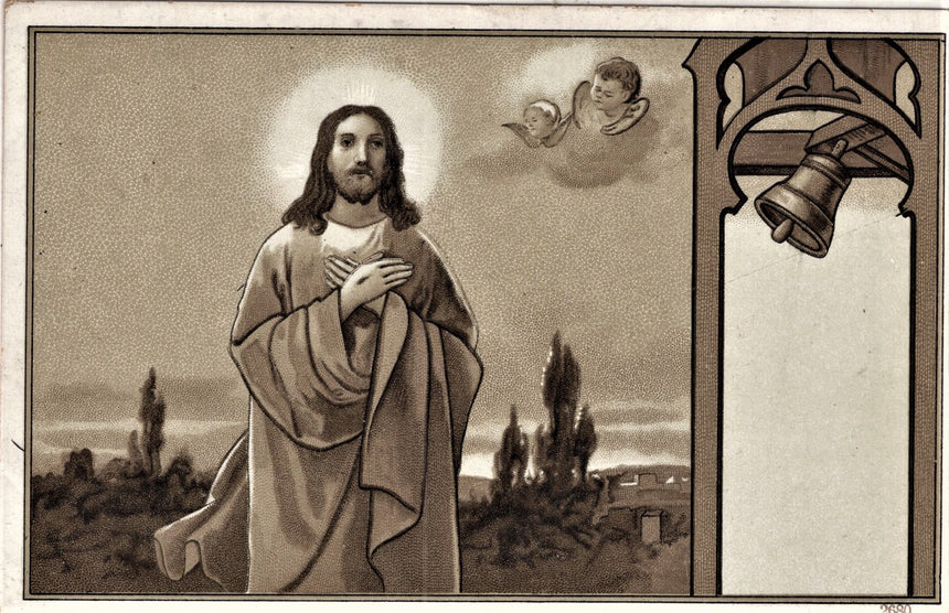 Cartolina Gesù. Madonna. San Giuseppe. Sacra Famiglia. Santi. | Collezionissimo