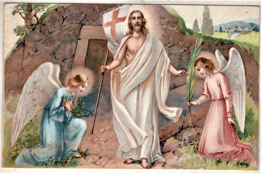 Cartolina Gesù. Madonna. San Giuseppe. Sacra Famiglia. Santi. | Collezionissimo