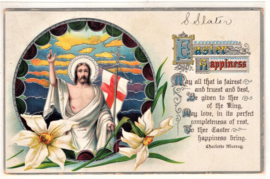 Cartolina Gesù. Madonna. San Giuseppe. Sacra Famiglia. Santi. | Collezionissimo