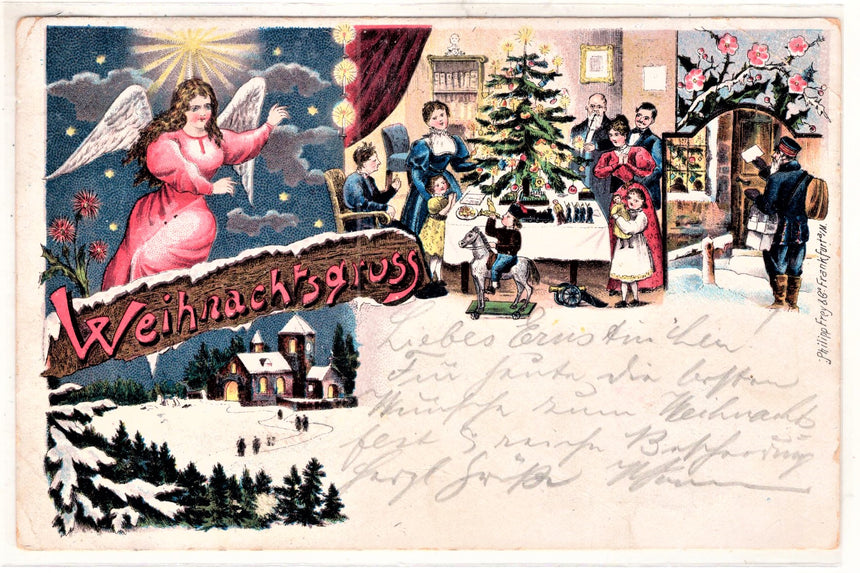 Cartolina Gesù. Madonna. San Giuseppe. Sacra Famiglia. Santi. | Collezionissimo