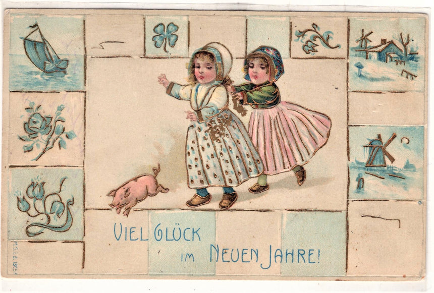 Cartolina Gesù. Madonna. San Giuseppe. Sacra Famiglia. Santi. | Collezionissimo