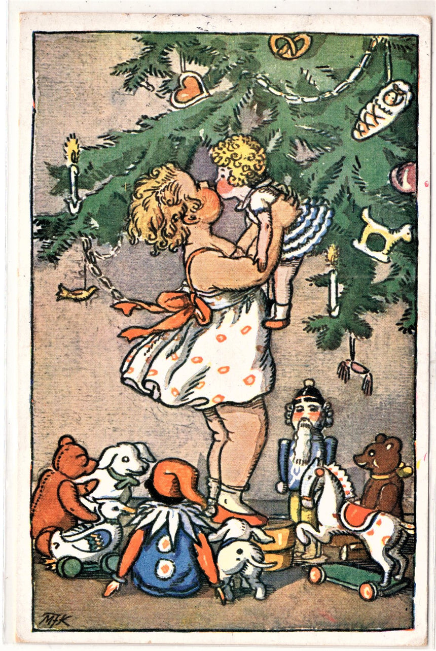 Cartolina Gesù. Madonna. San Giuseppe. Sacra Famiglia. Santi. | Collezionissimo