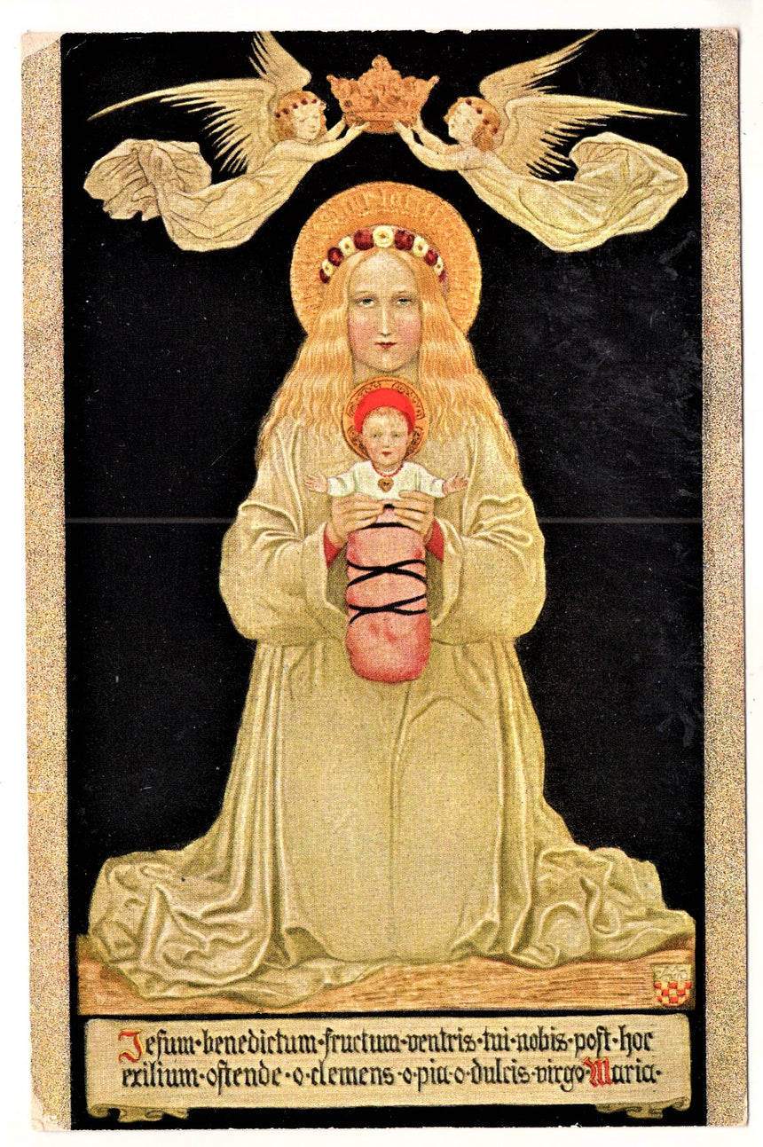 Cartolina Gesù. Madonna. San Giuseppe. Sacra Famiglia. Santi. | Collezionissimo