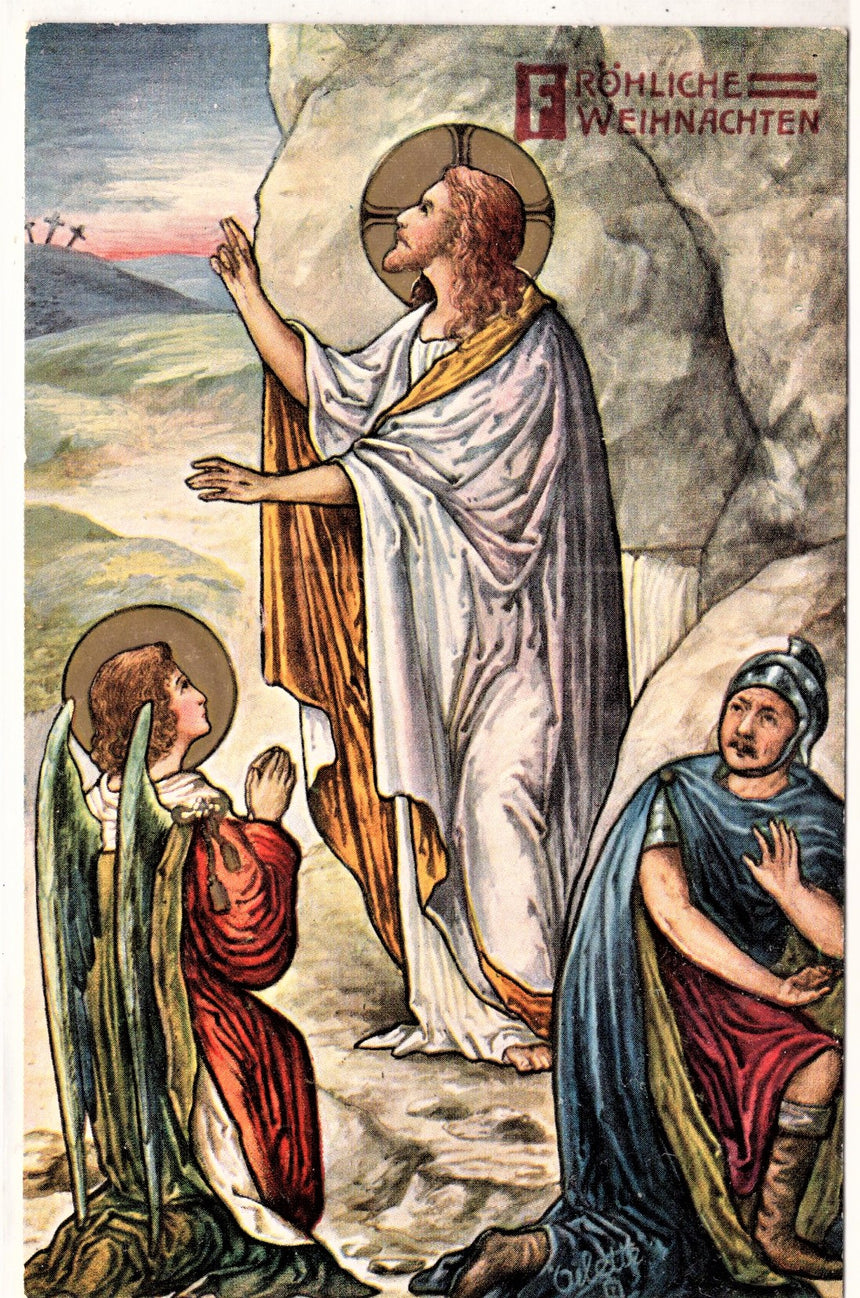 Cartolina Gesù. Madonna. San Giuseppe. Sacra Famiglia. Santi. | Collezionissimo