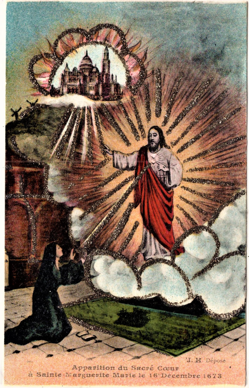 Cartolina Gesù. Madonna. San Giuseppe. Sacra Famiglia. Santi. | Collezionissimo