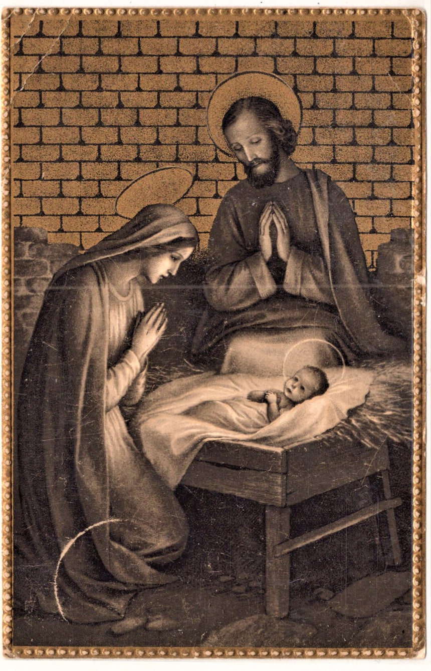 Cartolina Gesù. Madonna. San Giuseppe. Sacra Famiglia. Santi. | Collezionissimo