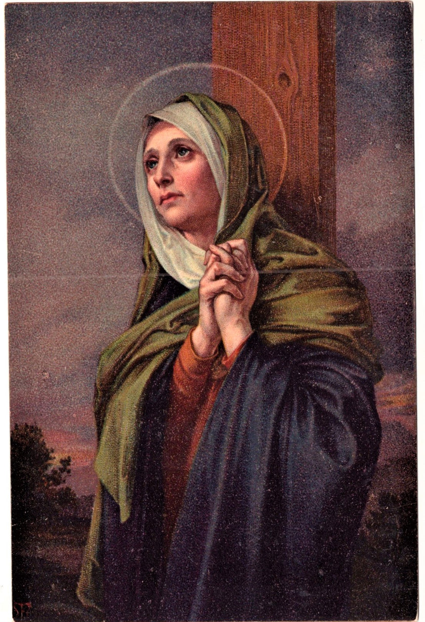 Cartolina Gesù. Madonna. San Giuseppe. Sacra Famiglia. Santi. | Collezionissimo