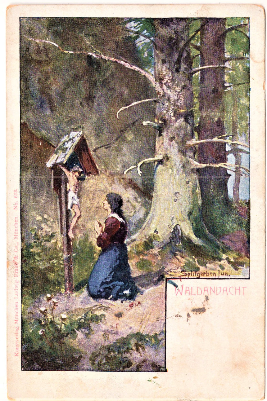 Cartolina Gesù. Madonna. San Giuseppe. Sacra Famiglia. Santi. | Collezionissimo