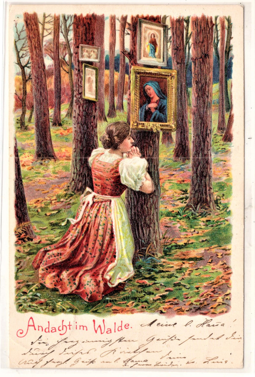 Cartolina Gesù. Madonna. San Giuseppe. Sacra Famiglia. Santi. | Collezionissimo