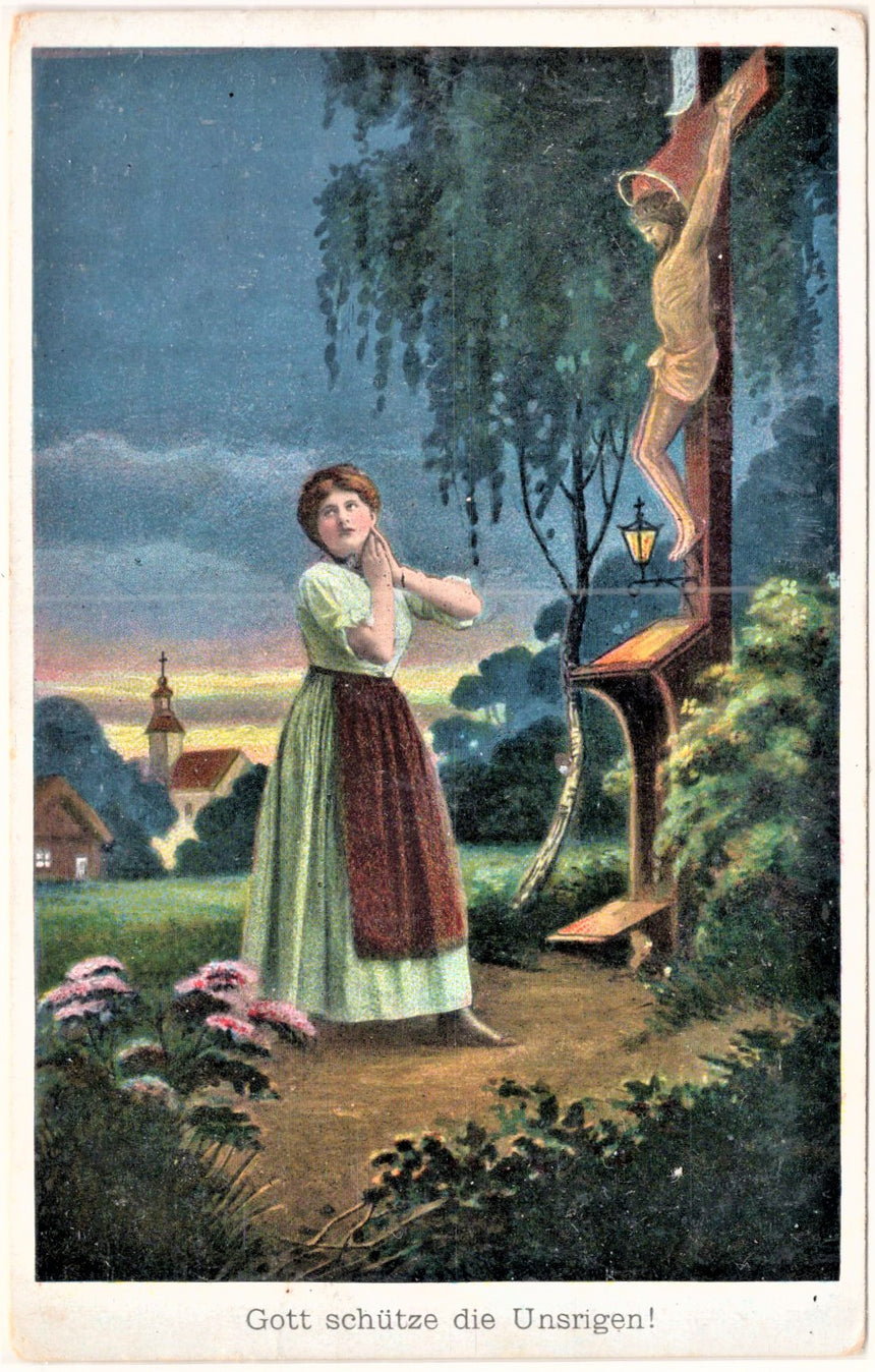 Cartolina Gesù. Madonna. San Giuseppe. Sacra Famiglia. Santi. | Collezionissimo