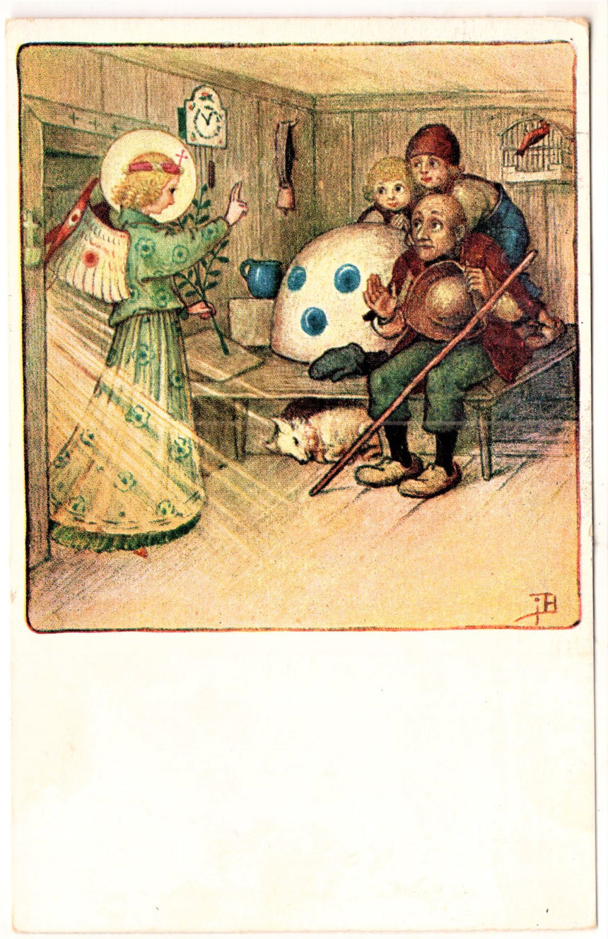 Cartolina Gesù. Madonna. San Giuseppe. Sacra Famiglia. Santi. | Collezionissimo