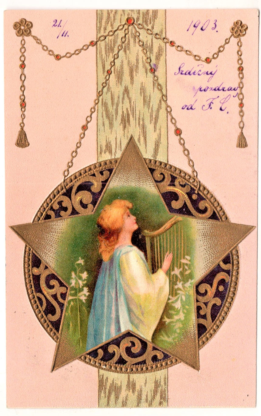 Cartolina Gesù. Madonna. San Giuseppe. Sacra Famiglia. Santi. | Collezionissimo