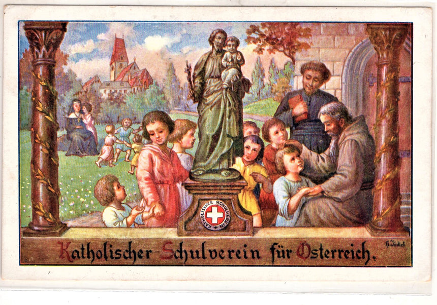 Cartolina Gesù. Madonna. San Giuseppe. Sacra Famiglia. Santi. | Collezionissimo