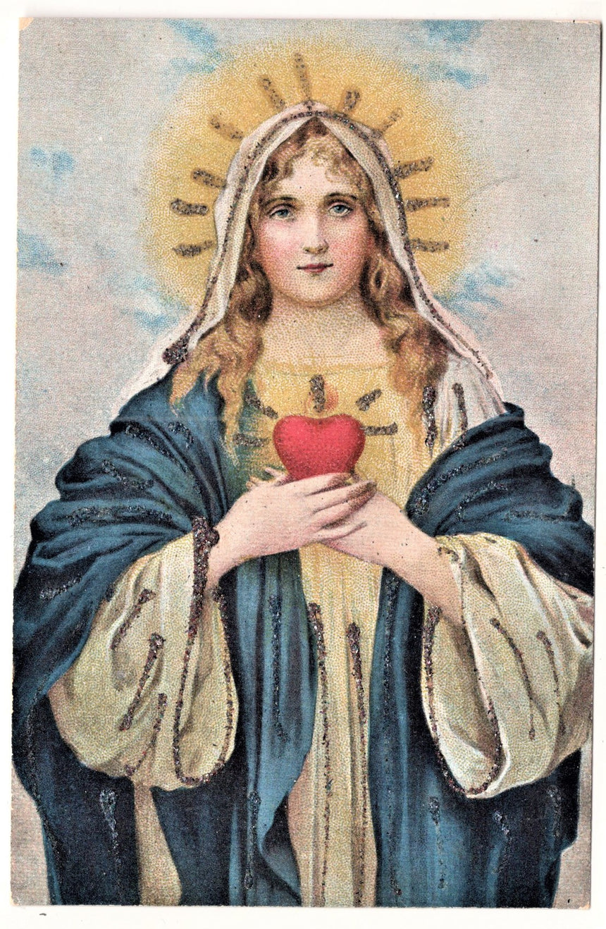 Cartolina Gesù. Madonna. San Giuseppe. Sacra Famiglia. Santi. | Collezionissimo