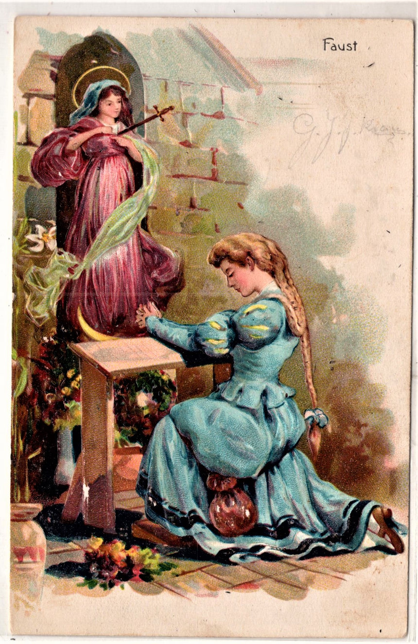 Cartolina Gesù. Madonna. San Giuseppe. Sacra Famiglia. Santi. | Collezionissimo