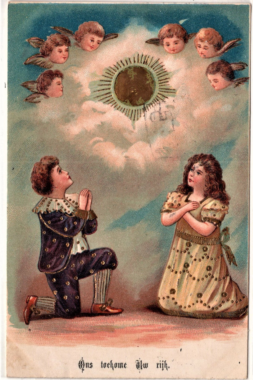 Cartolina Gesù. Madonna. San Giuseppe. Sacra Famiglia. Santi. | Collezionissimo