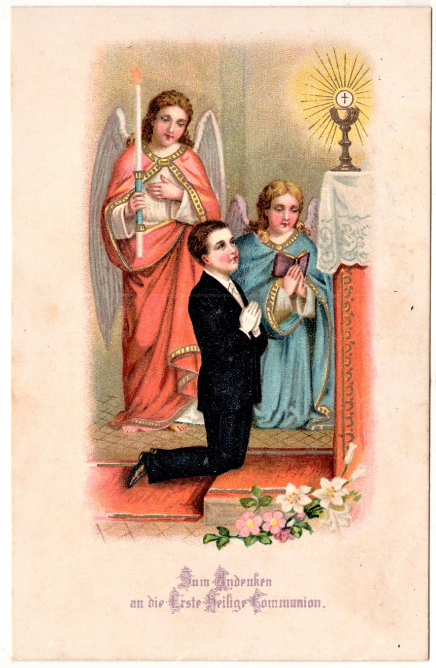 Cartolina Gesù. Madonna. San Giuseppe. Sacra Famiglia. Santi. | Collezionissimo