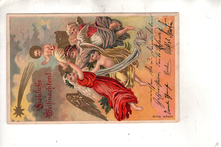 Cartolina Gesù. Madonna. San Giuseppe. Sacra Famiglia. Santi. | Collezionissimo