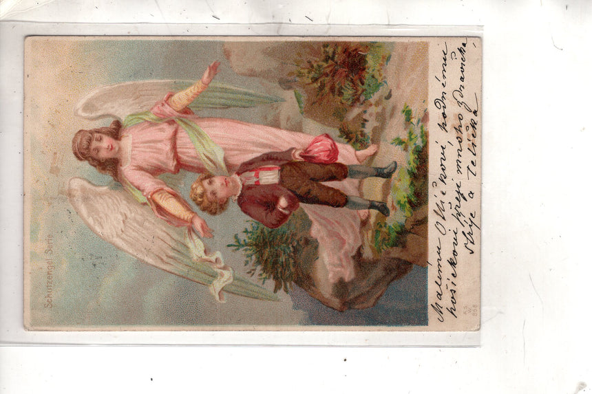 Cartolina Gesù. Madonna. San Giuseppe. Sacra Famiglia. Santi. | Collezionissimo