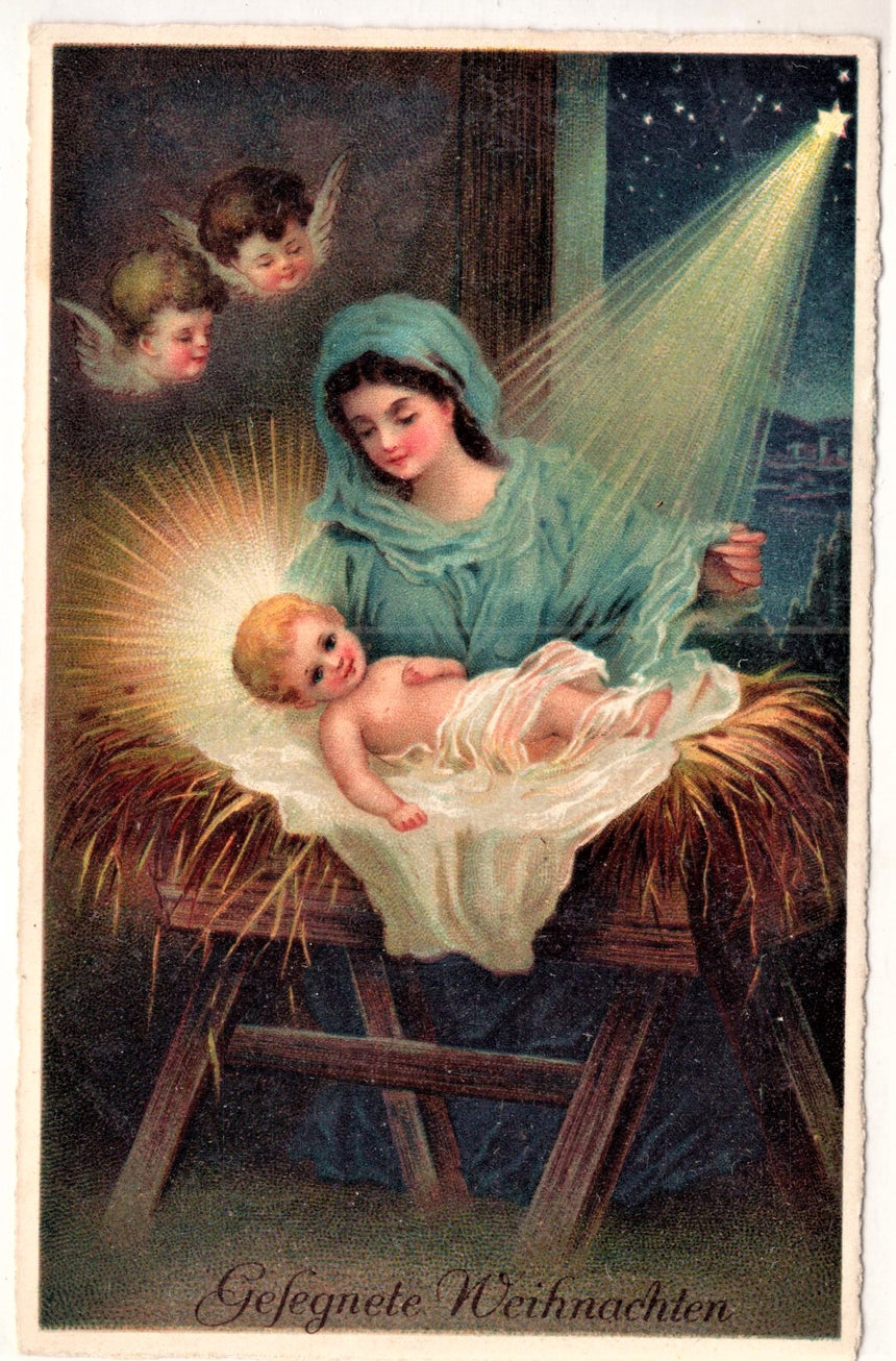 Cartolina Gesù. Madonna. San Giuseppe. Sacra Famiglia. Santi. | Collezionissimo