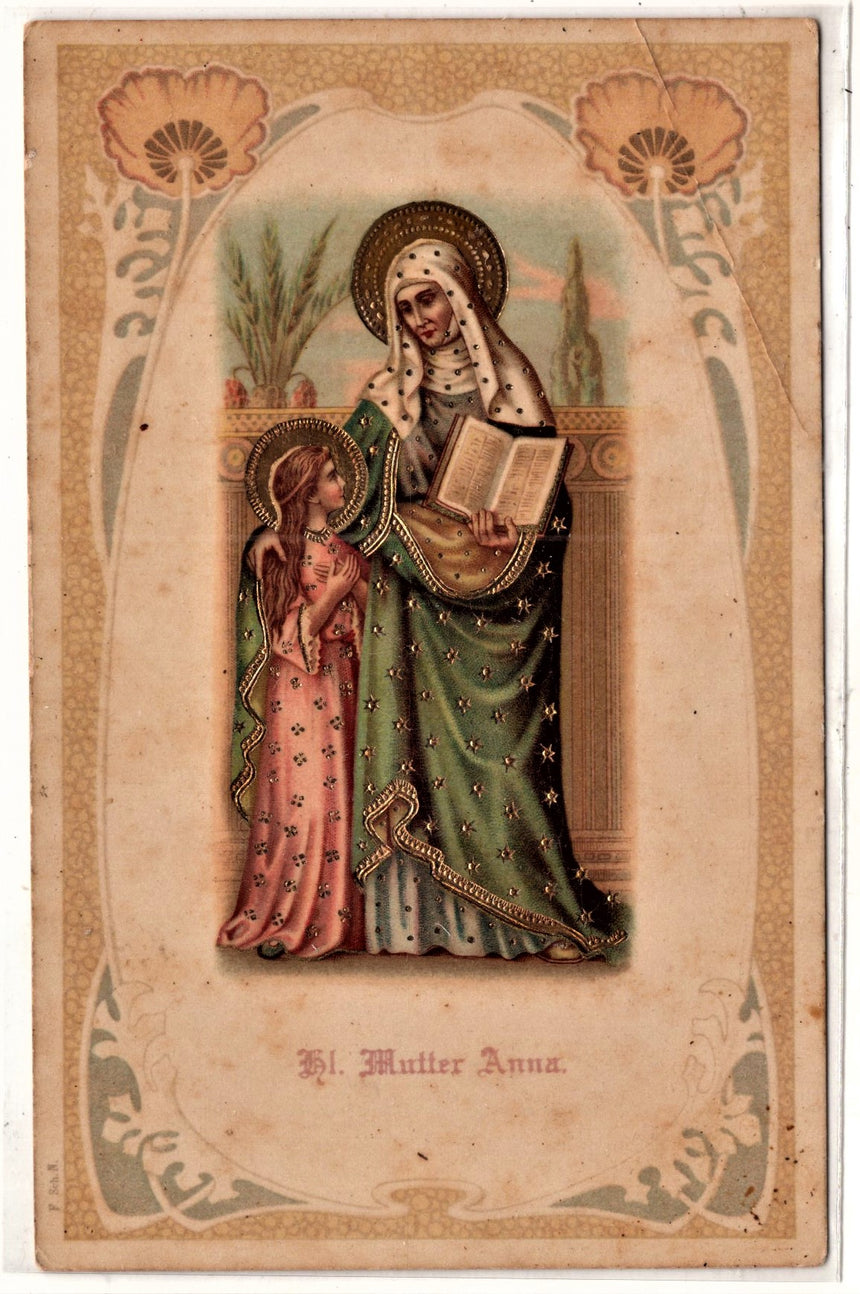 Cartolina Gesù. Madonna. San Giuseppe. Sacra Famiglia. Santi. | Collezionissimo