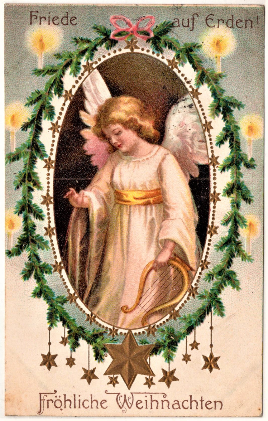 Cartolina Buon Natale / anno. Santini. Militari | Collezionissimo