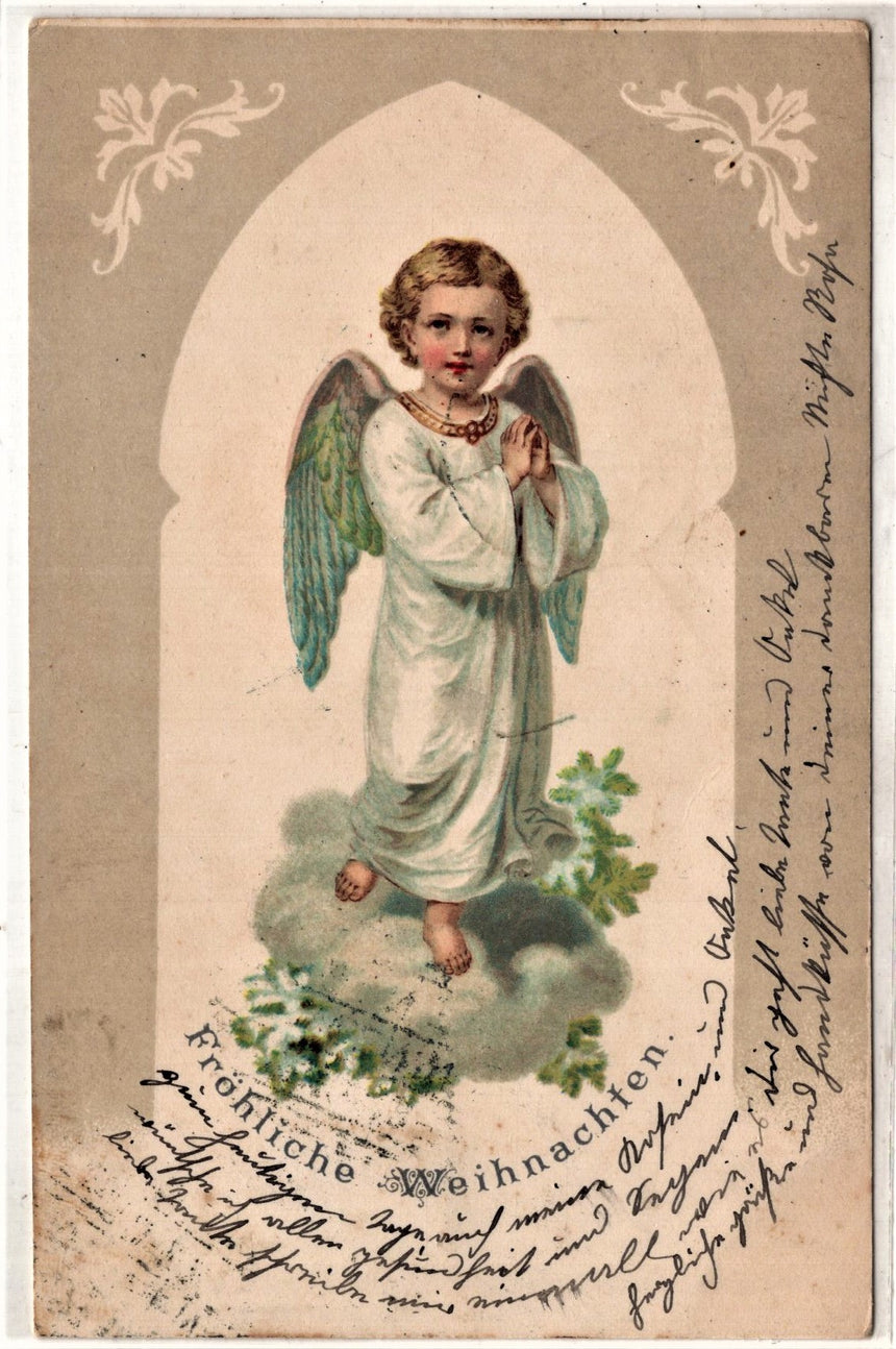 Cartolina Buon Natale / anno. Santini. Militari | Collezionissimo