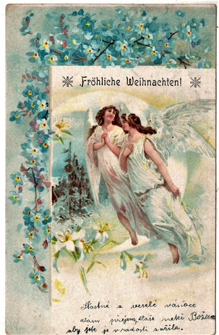 Cartolina Buon Natale / anno. Santini. Militari | Collezionissimo