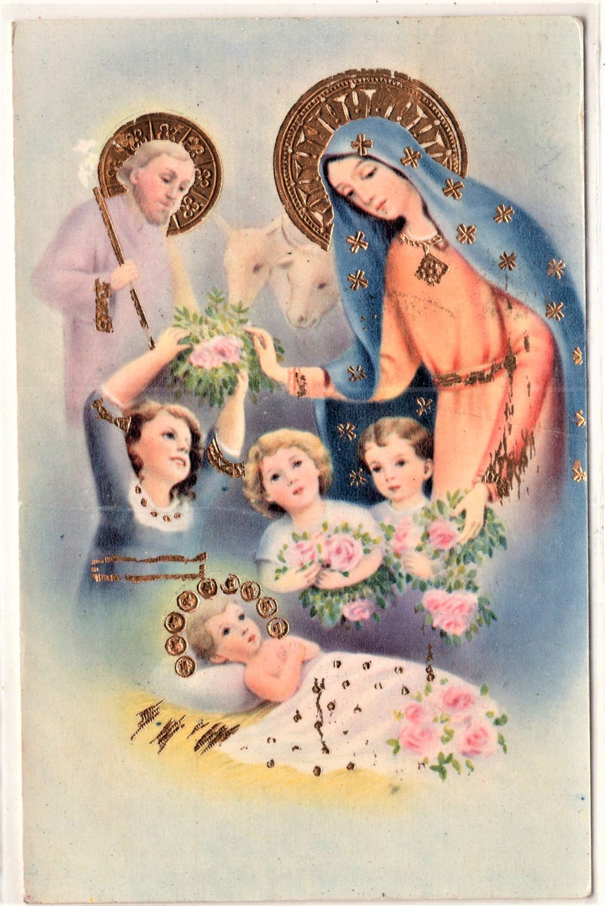 Cartolina Buon Natale / anno. Santini. Militari | Collezionissimo