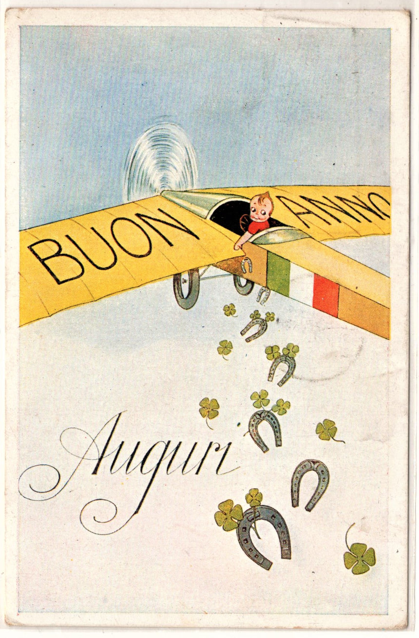 Cartolina Buon Natale / anno. Santini. Militari | Collezionissimo
