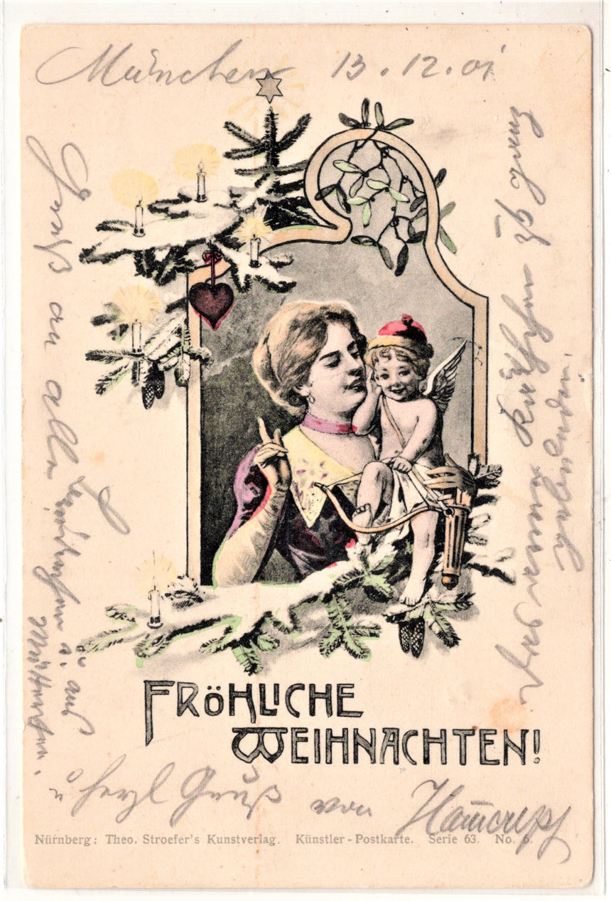 Cartolina Buon Natale / anno. Santini. Militari | Collezionissimo