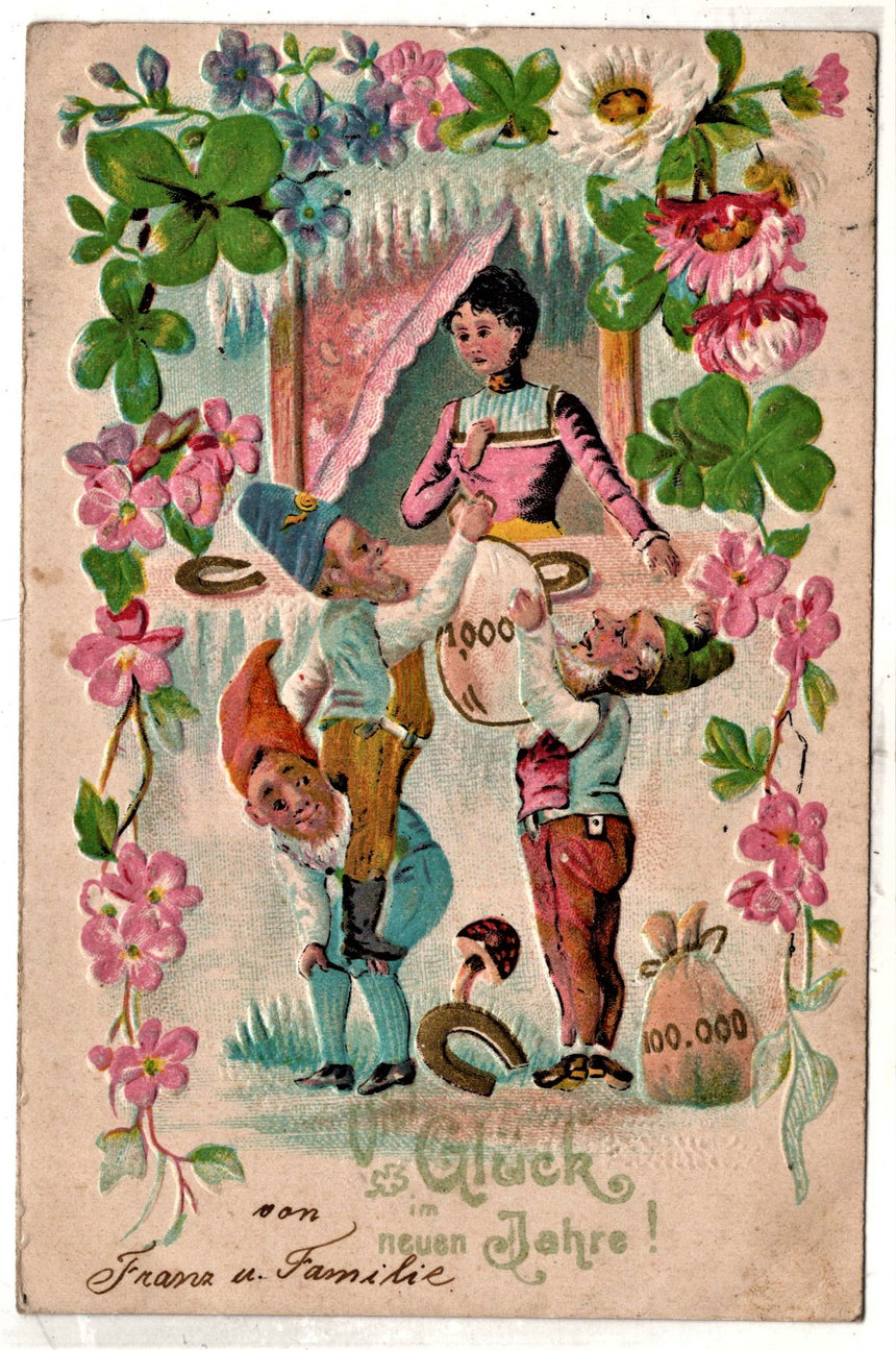 Cartolina Buon Natale / anno. Santini. Militari | Collezionissimo