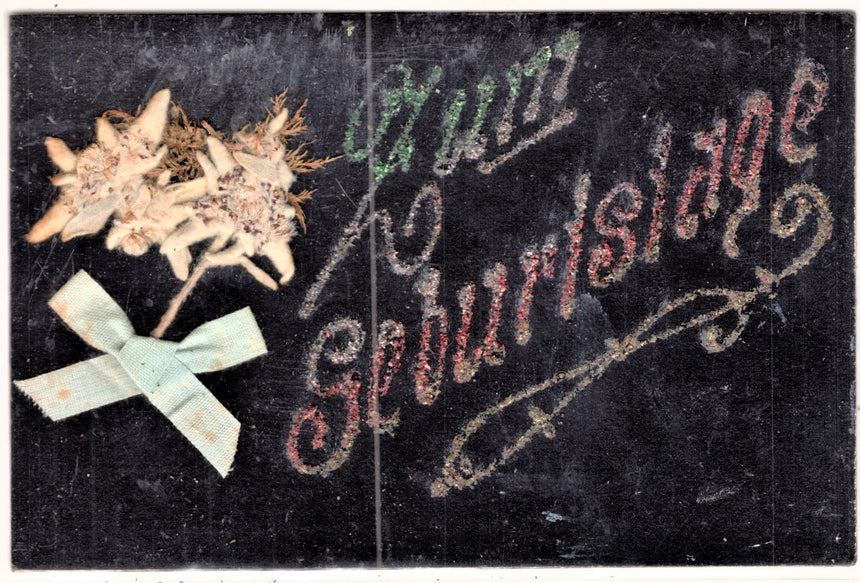 Cartolina Buon Natale / anno. Santini. Militari | Collezionissimo